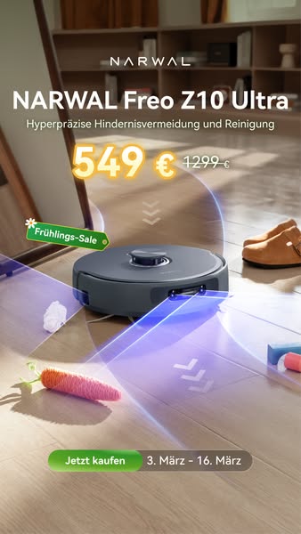 Frühjahrs-Deal: Freo Z10 Ultra jetzt nur 549 €!