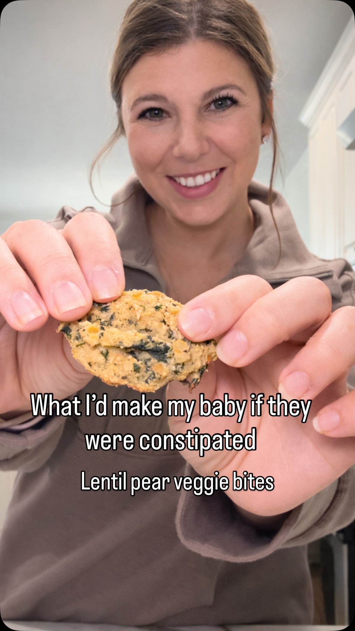Lentil pear spinach bites for when baby needs a little extra help 💛 #ad

If your baby is constipated, I focus on fiber + healthy fats + hydration. Pears naturally contain sorbitol (which helps soften stool), and red lentils are rich in fiber — making this a great BLW-friendly option.

Lentil Pear Spinach Bites
• ½ cup finely chopped pear
• ¼ cup cooked red lentils
• 1 tbsp chopped spinach (moisture squeezed out)
• 2 tbsp oat flour
• 1 tbsp olive oil
Mix, form into nuggets, and bake at 375°F for 15–20 minutes until set and soft inside.

I use the Grownsy baby food maker to steam my lentils and prep ingredients during the week — it steams and blends in one place, which makes baby meal prep feel a lot simpler.

To learn more, search Grownsy baby food maker on Amazon and use code LD2DG5N8 for 15% off (valid through March 31).

Comment puree and I’ll send you the link + code 🤍

#grownsybabyfoodmaker
#babyregistry
#babyledweaning
#babyconstipation