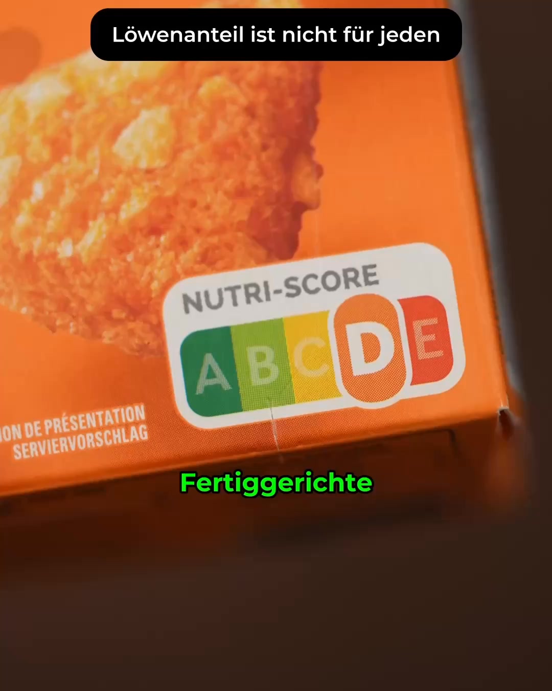 Wenn Fertiggericht, dann Löwenanteil! 🤤