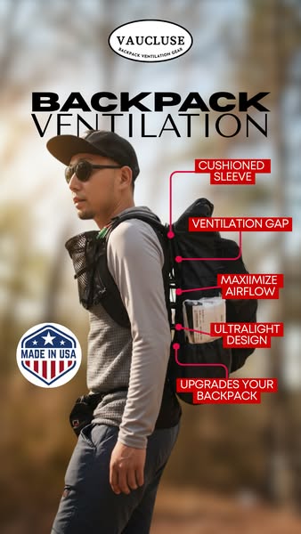 Sweat Less and Maximize Airflow of Your Backpack