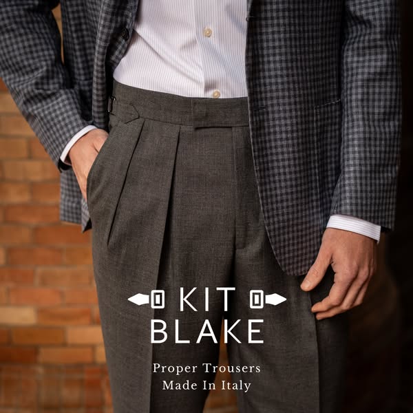 Kit Blake Trousers - Proper Trousers, Made In Italy