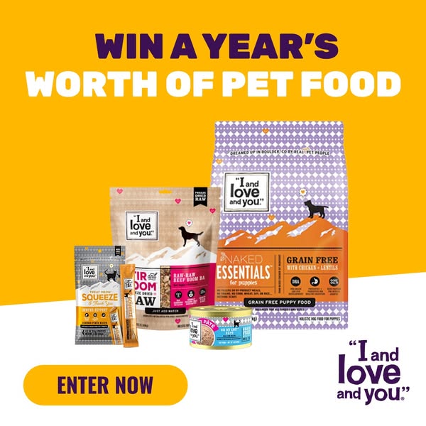 Win a Year's Worth of Pet Food!
