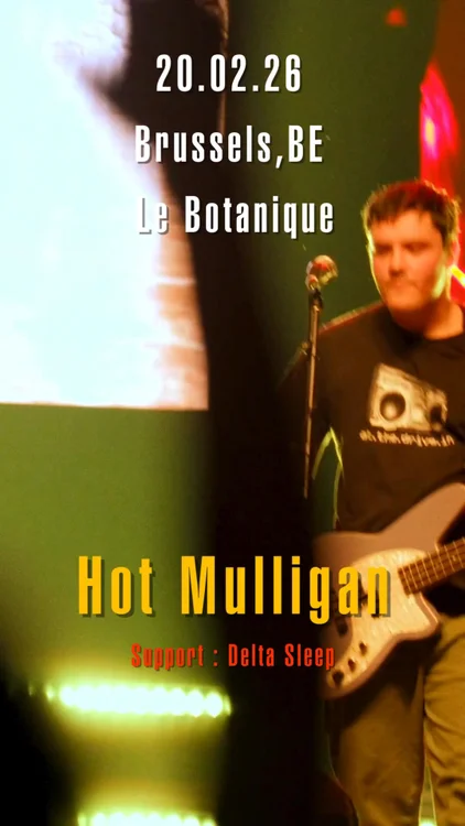 Brussels, We're stoked to play at Botanique with Delta Sleep. Lock your ticket before they're gone. See you on Feb 20.