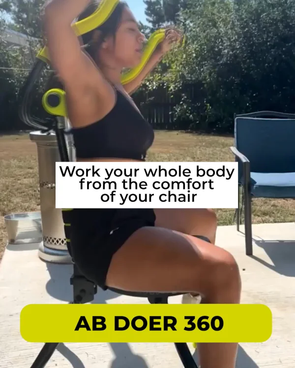 Tone and massage muscles as you sit!