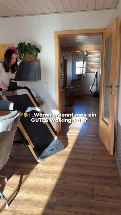 Walking Pad Laufband aus Eichenholz – TWHEELS