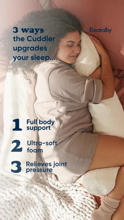 "The cuddliest body pillow" - Well + Good