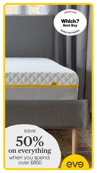 50% off everything when you spend £850+