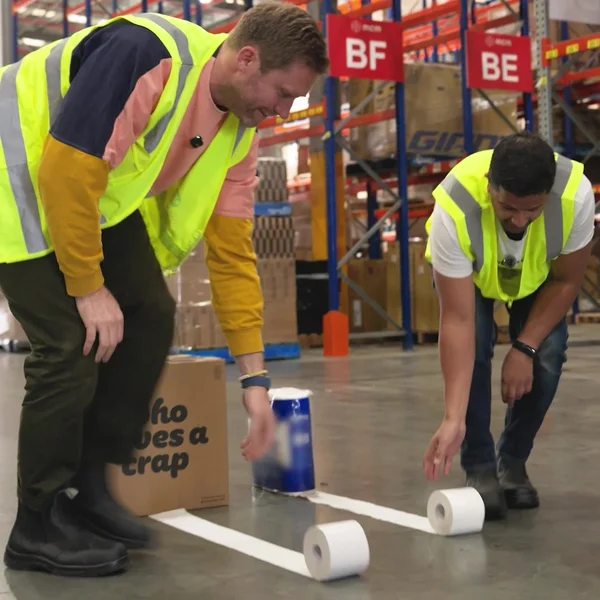 Eco toilet paper that goes the distance