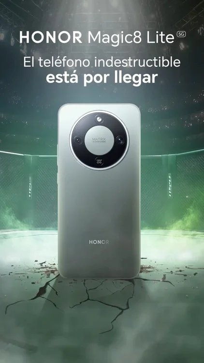 🦾👊 Con la resistencia de un campeón en el octágono, el HONOR Magic8 Lite está hecho para resistirlo todo. Nada lo detiene.

Prepárate para vivir la tecnología más resistente del mercado.

¿Cómo lo pondrás a prueba?