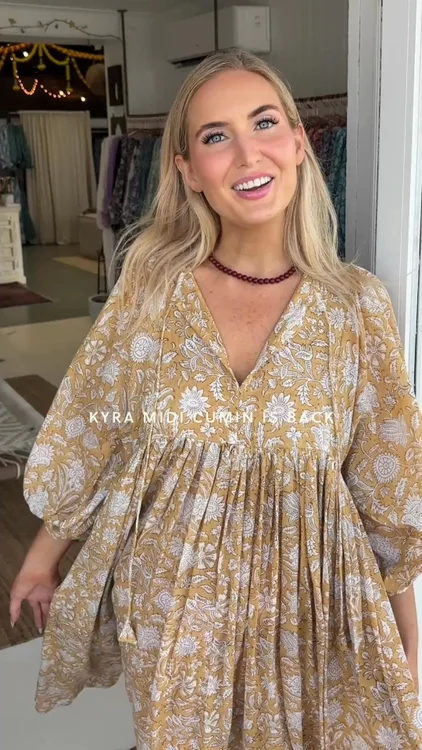 Restocked: Kyra Midi in Cumin