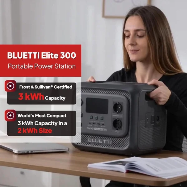 🚐New Release: BLUETTI Elite 300 Portable Power Station
🍃With the BLUETTI Elite 300, your RV adventures never run out of power. Enjoy fresh coffee, charge your essentials, and stay comfortable wherever the road takes you

🔌12 V / 30 A DC Port: Delivers stable 12 V power to car fridges and other RV appliances during camping or road trips
⚡3 kWh Large Capacity –  2.400 W output with 4.800 W surge powers microwaves, heaters, and other high-demand devices
🏕️ Compact & portable design – Easy to fit inside your camper
🌞 Solar ready – Generate clean power anywhere you travel

👉 Upgrade your RV power today