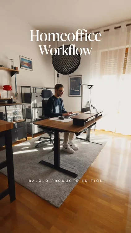 Homeoffice Workflow in ASMR 👨🏻‍💻

Creating your own perfect routine for your workflow is the key to avoiding falling into the trap.

Here’s the @balolo accessories routine that i’ve integrated into my daily workflow.

Quick reminder: always stay hydrated rotfl

🔗 Products link on my page in bio

🔎 Best Products & APP - Balolo

🏷️ Use “IANDREAMOSCA” for 10% off on the entire lineup.

#balolo #asmr #homeoffice #desksetup #deskaccessories