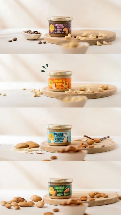 Die besten Nüsse – fein gemahlen in vier leckeren Sorten 🧡⁣
⁣
🥜 Mandelmus⁣
🌰 Cashewmus⁣
🍫 Haselnuss‑Kakao‑Creme⁣
🥥 Mandel‑Kokos‑Creme⁣
⁣
Bist du eher Team fancy oder Team pur? ⁣
⁣
#snackseeberger #nussmus #nusscreme