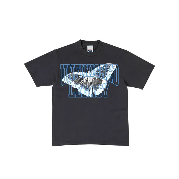 Outline, a vintage black t-shirt