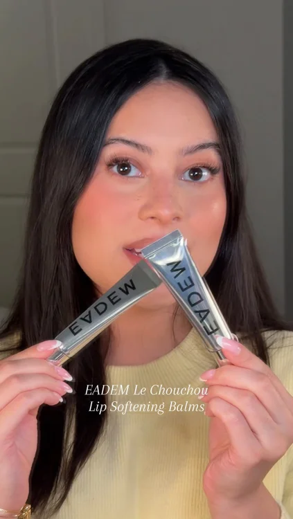 There are two new shades of one of my ALL time favorite lip balms from @eadem.co and I could not be more excited 🤭🤍 you can shop for them at @sephora :) #fyp #makeupfinds #lipbalms #eadempartner #beautytok