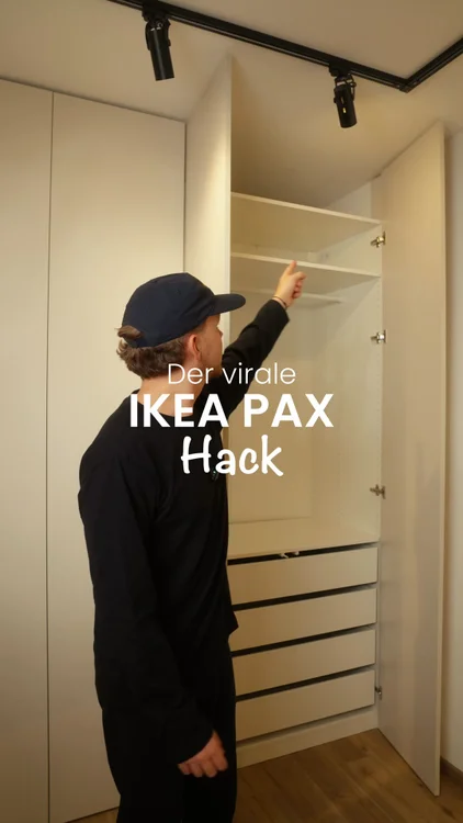 IKEA PAX Einbauschrank Hack